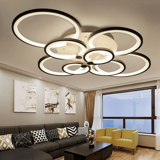 Lichtschichten: Hängelampen für Wohnzimmer in der Innenarchitektur einsetzen