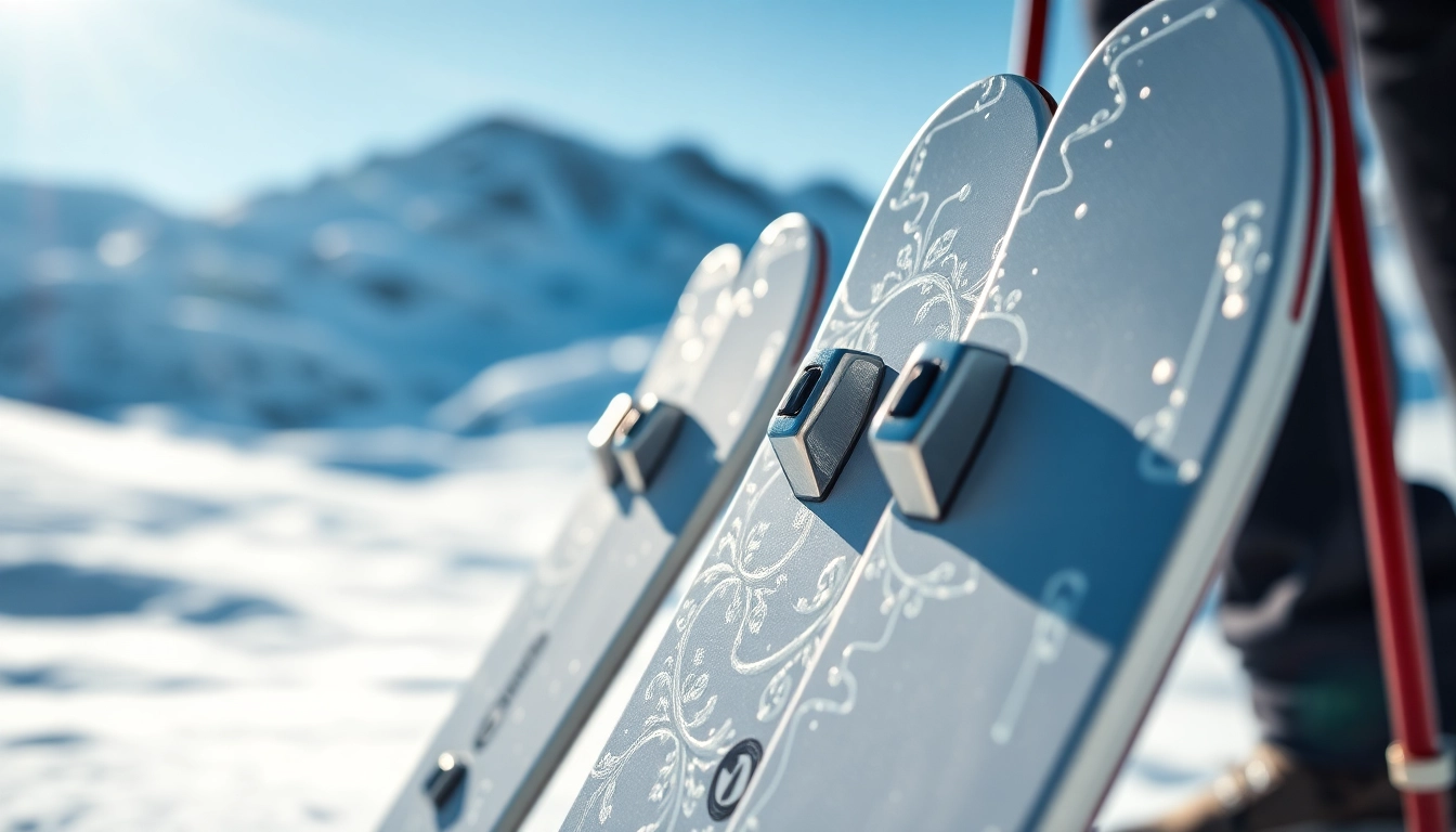 Auto Kufen in detail, showcasing design and texture for winter sports enthusiasts.
