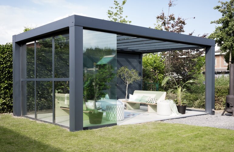 Veranda Terrasse mit Aluminium Überdachung - Ihr ganzjähriges Freiluft-Refugium
